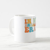 In mijn verloofde tijdperk Groovy Retro Koffiemok (Voorkant links)