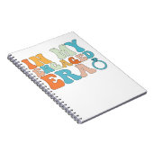 In mijn verloofde tijdperk Groovy Retro Notitieboek (Rechterzijde)