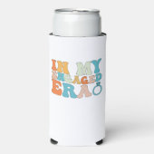 In mijn verloofde tijdperk Groovy Retro Seltzer Blikjeskoeler (Seltzer Voorkant)