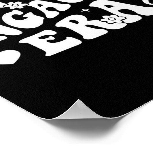 In mijn verloofde tijdperk retro bruid vrijgezelle poster (Hoek)