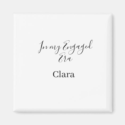 In mijn verloofde tijdperk voeg naam datum toe ver magneet (Voorkant)