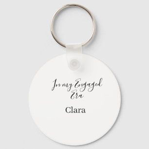 In mijn verloofde tijdperk voeg naam datum verlovi sleutelhanger