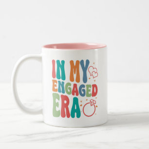 In Mijn Verlovingstijd Bekertje, Verloving Geschen Tweekleurige Koffiemok