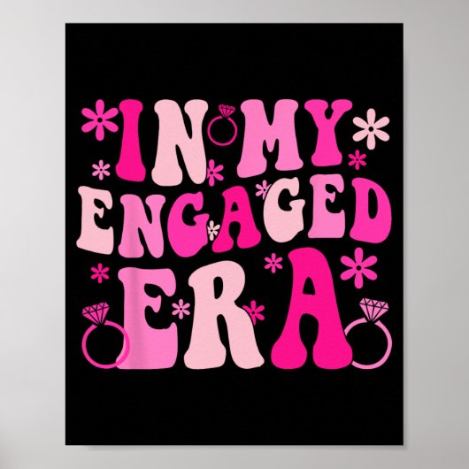 In Mijn Verlovingstijd Bruid Bruidsmeisje Groovy B Poster (Voorkant)