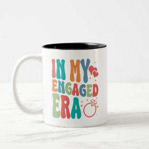 In Mijn Verlovingstijd Mok, Verloving Geschenk Tweekleurige Koffiemok