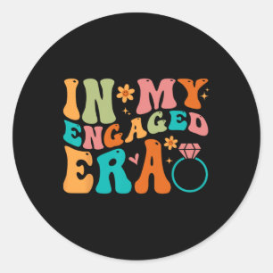 In Mijn Verlovingstijd Verloofde Verloving Toekoms Ronde Sticker