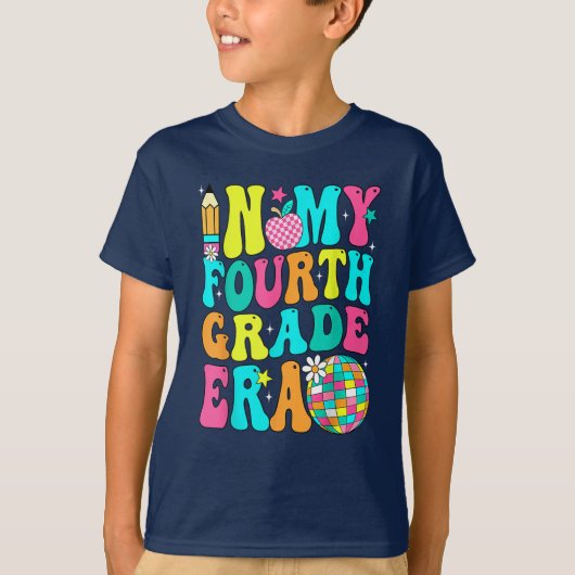 In mijn vierde klas tijdperk 4e klas leraar studen t-shirt (Voorkant)