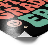 In mijn vierde klas tijdperk Retro 4e klas Back Sc Foto Afdruk (Hoek)