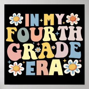 In mijn vierde klas tijdperk terug naar school poster