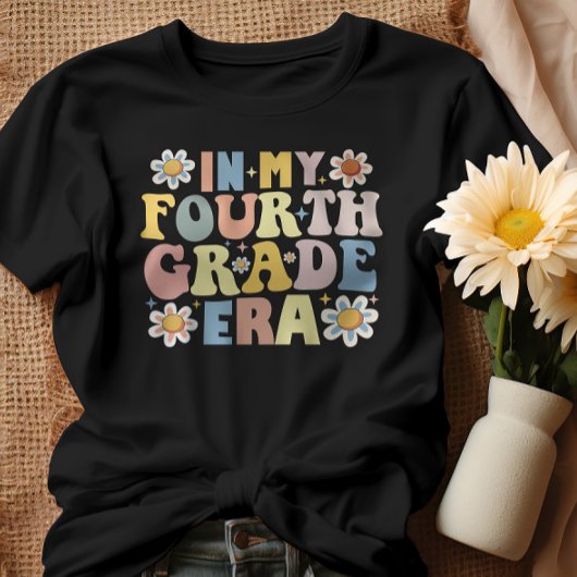 In mijn vierde klas tijdperk terug naar school t-shirt