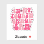 In mijn vierde leerjaar sticker (Vel)