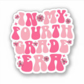 In mijn vierde leerjaar sticker (Voorkant)