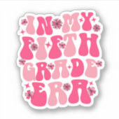 In mijn vijfde jaar sticker (Voorkant)