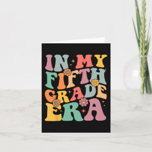 In mijn vijfde klas tijdperk terug naar school eer kaart