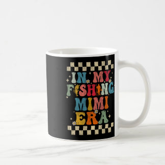 In Mijn Visserij Mimi Tijdperk Retro Groovy Vissen Koffiemok