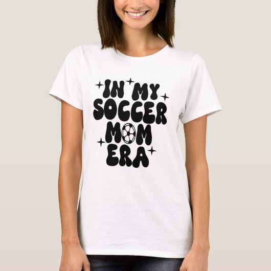 In mijn voetbalmam tijdperk t-shirt (Voorkant)