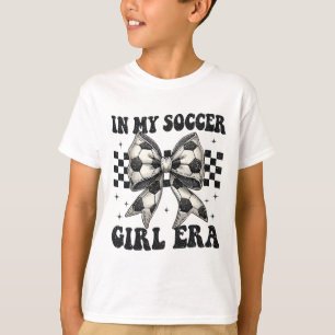 In Mijn Voetbalmeisje Era Coquette Strik Voetbalme T-shirt