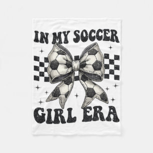 In Mijn Voetbalmeisje Era Coquette Strikers Voetba Fleece Deken