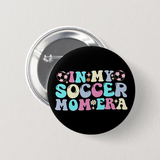 In Mijn Voetbalmoeder Tijdperk Ronde Button 5,7 Cm (Voorkant /achterkant)