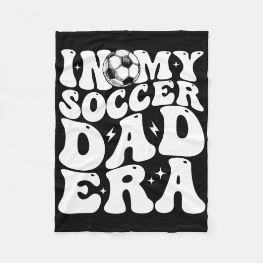 In Mijn Voetbalvader Tijdperk Fleece Deken (Voorkant)