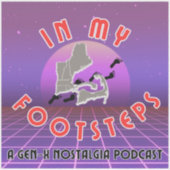 In mijn voetsporen Podcast Bumpersticker 2025 Desi Sticker (Voorkant)