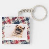 In mijn voor altijd thuis gespeelde patroon huisdi sleutelhanger (Achterkant)