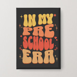 In mijn voorschoolse tijd Terug naar school Button