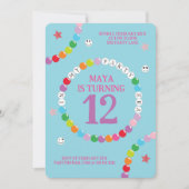 In mijn vriendschap armband tijdperk verjaardagsfe kaart (Voorkant)