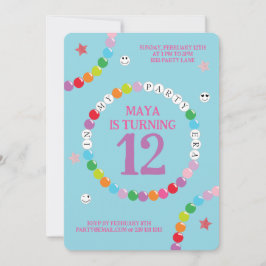 In mijn vriendschap armband tijdperk verjaardagsfe kaart