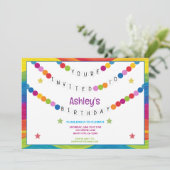 In mijn vriendschap armband tijdperk verjaardagsfe kaart (Staand voorkant)