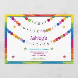 In mijn vriendschap armband tijdperk verjaardagsfe kaart