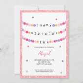 In mijn vriendschap armband tijdperk verjaardagsfe kaart (Voorkant)