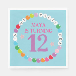 In mijn vriendschap armband tijdperk verjaardagsfe servet