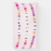 In mijn vriendschap armband tijdperk verjaardagsfe spandoek (Verticaal)