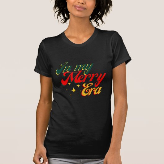 In Mijn Vrolijk Tijdperk Kerst Tshirt (Voorkant)
