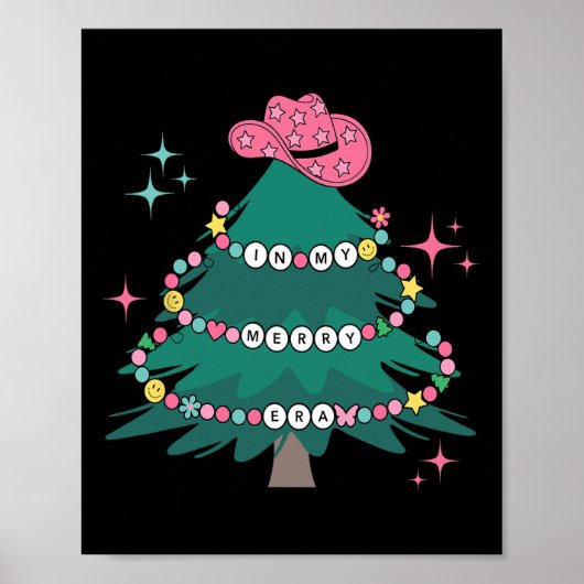 In Mijn Vrolijk Tijdperk Kerstboom Ornament Famili Poster (Voorkant)