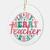 In mijn vrolijke lerarentijdperk Ornament (Links)