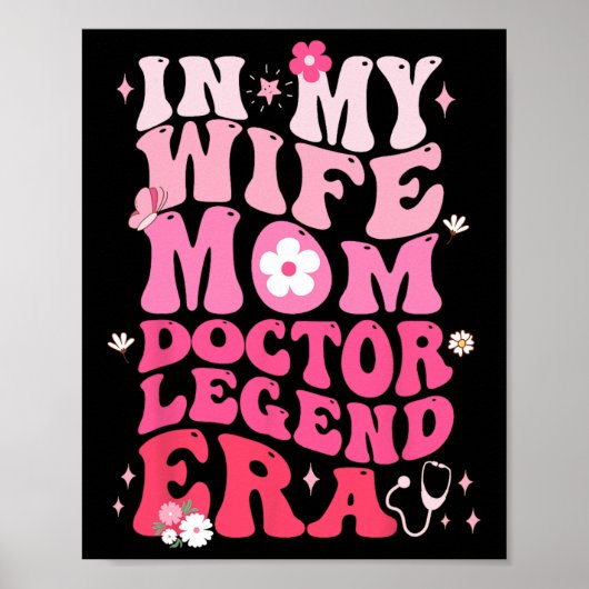 In Mijn Vrouw Mama Dokter Legende Tijdperk Grappig Poster (Voorkant)