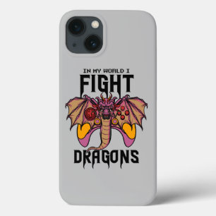 In mijn wereld vecht ik tegen draken Case-Mate iPhone case
