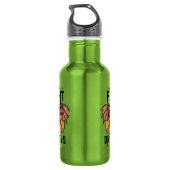 In mijn wereld vecht ik tegen draken waterfles  (Achterkant)