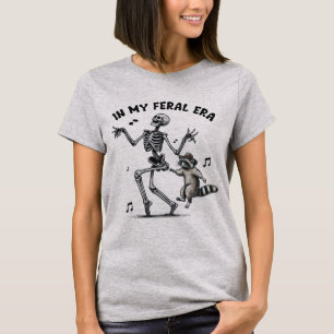 In Mijn Wilde Tijd Wasbeer Grappige Wasbeer T-shirt