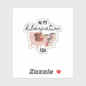 In mijn winterslaap lezer sticker (Vel)
