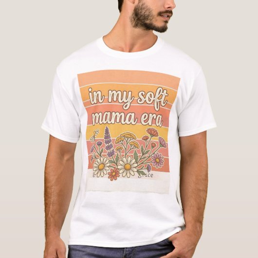 In Mijn Zachte Mama Tijd Shirt Ontwerp (Voorkant)