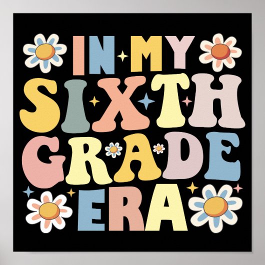 In mijn zesde leerjaar terug naar school poster (Voorkant)