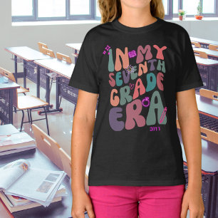 In mijn zevende klas tijdperk Neon Elements met Ja T-shirt