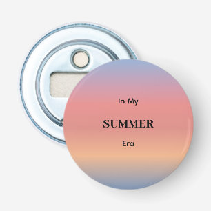 In Mijn Zomer Era Gradiënt Zonsopgang Kleur Button Flesopener