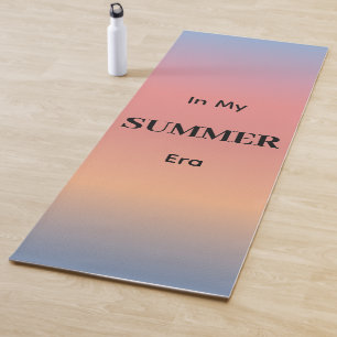 In Mijn Zomer Era Gradiënt Zonsopgang Kleur Yoga M Yogamat