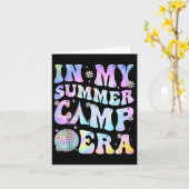 In mijn zomerkamp tijdperk Camping Tie Dye laatste Kaart (Gele Bloem)