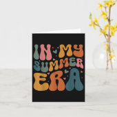 In mijn zomertijd gelukkig laatste dag van de scho kaart (Gele Bloem)