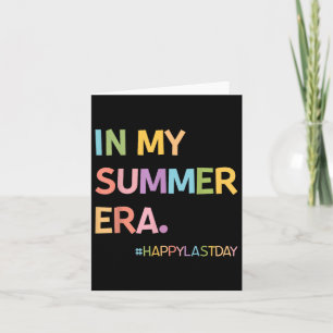 In mijn zomertijd zomervakantie einde schooljaar t kaart